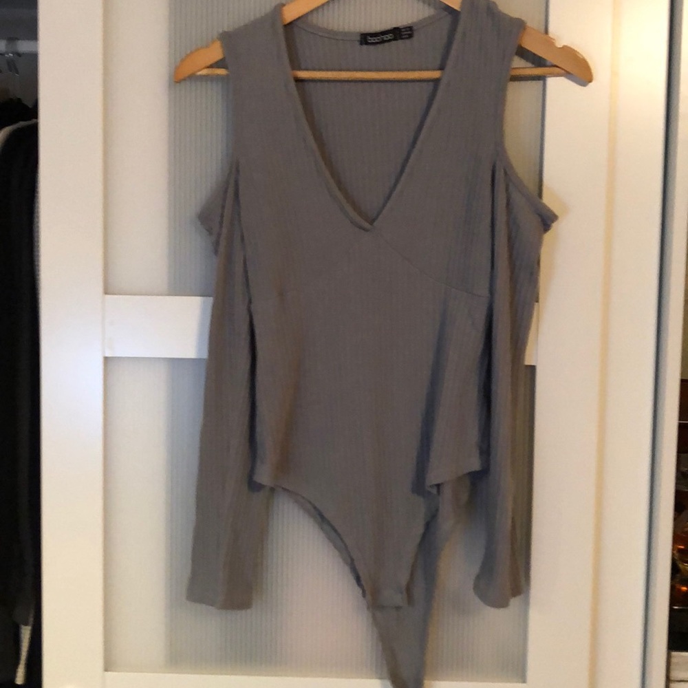Vneck sweater bodysuit